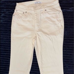 Nine West Cream Kick Flare jeans